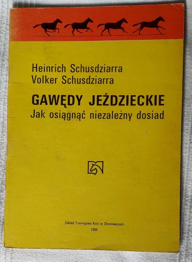 Zdjęcie oferty: Gawędy jeździeckie. H. i V. Schusdziarra