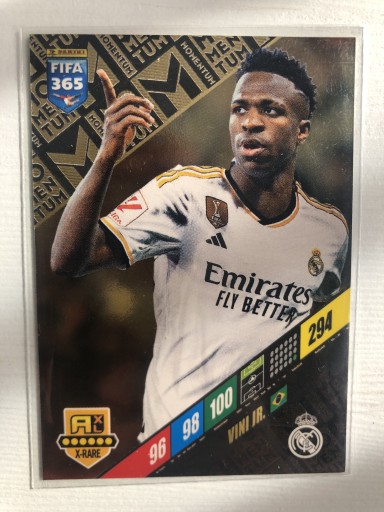 Zdjęcie oferty: MOMENTUM VINI JR. Panini Adrenalyn Fifa 365 2024 !