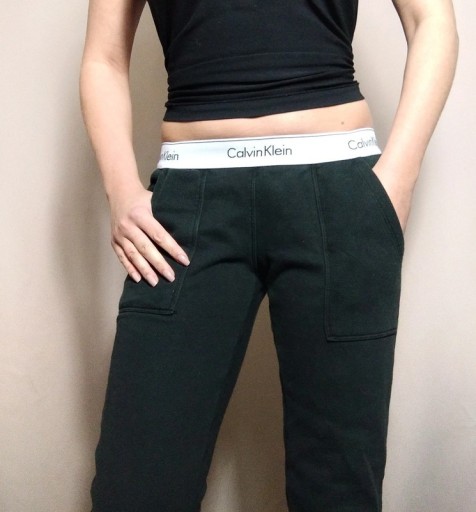 Zdjęcie oferty: Calvin Klein XS spodnie dres jogger bawełna