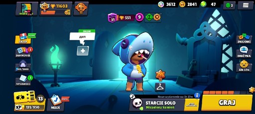 Zdjęcie oferty: Konto brawl Stars 11,6k+ pucharów| Leon, kruk |