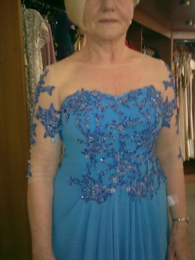 Zdjęcie oferty: Sukienka wieczorowa w pięknym niebieskim kolorze