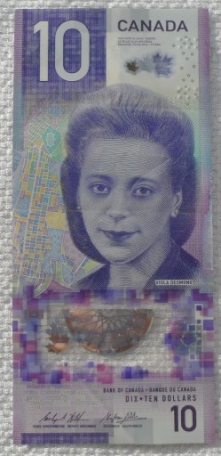 Zdjęcie oferty: Kanada $ 10 dollars dolarów 2018 Viola Desmond