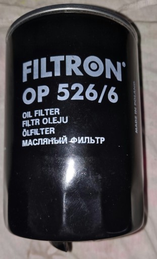 Zdjęcie oferty: Filtr oleju filtron OP 526/6 vw audi seat 