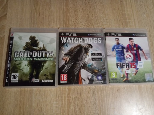 Zdjęcie oferty: Call of Duty, Watch dogs ,FIFA 2015 ps3