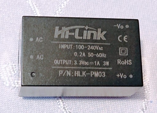 Zdjęcie oferty: Przetwornica HI-Link HLK-PM03 AC/DC 240V-3,3V 1A