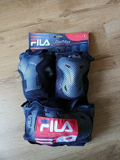 Zdjęcie oferty: Ochraniacze Fila L rolki skates rower kolana łokci