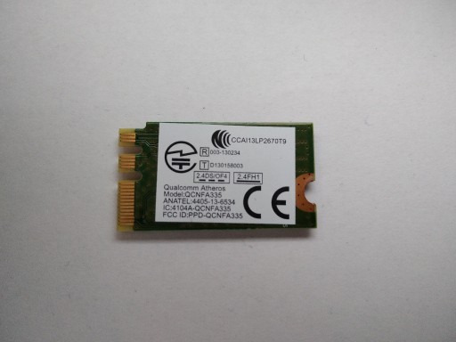 Zdjęcie oferty: Karta Wi-FI Atheros QCNFA335 Lenovo G50-45 i inne