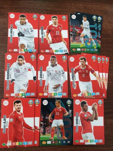 Zdjęcie oferty: Karty Panini Euro 2020 SZWAJCARIA