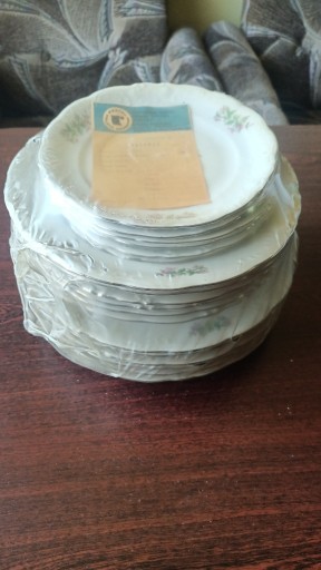 Zdjęcie oferty: Komplet talerzy z porcelany CERPOL - nieotwarty!