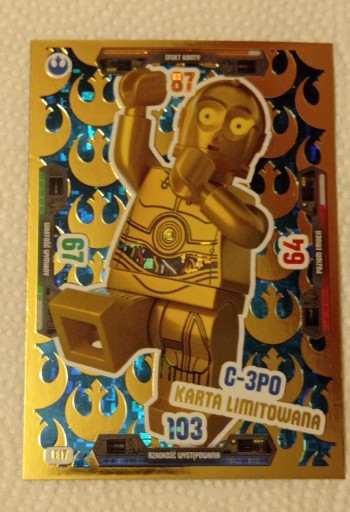 Zdjęcie oferty: Karta LEGO Star Wars C-3PO