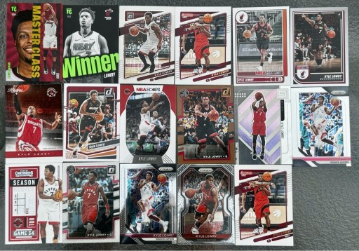 Zdjęcie oferty: Kyle Lowry zestaw 17 kart NBA Miami Heat Rockets
