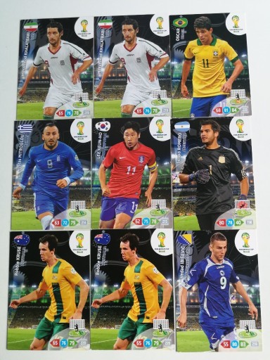 Zdjęcie oferty: Karty Mundial 2014 w Brazylii-zwykłe karty