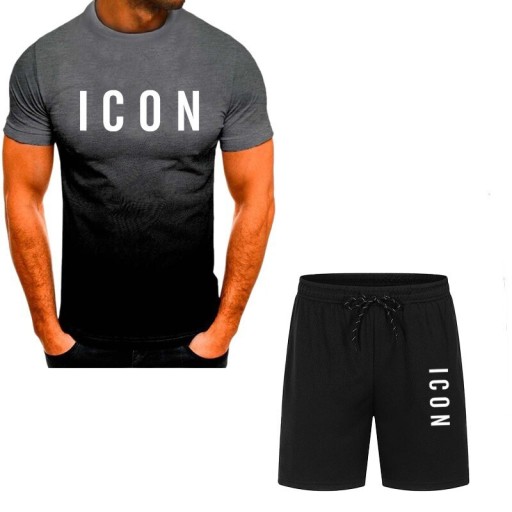 Zdjęcie oferty: Komplet koszulka i spodenki z napisem ICON
