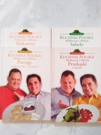 Zdjęcie oferty: "Kuchnia polska" Makłowicza i Bikonta - 4 szt