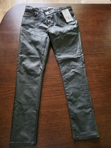 Zdjęcie oferty: Szałowe spodnie Zara nowe a'la skóra 164 cm