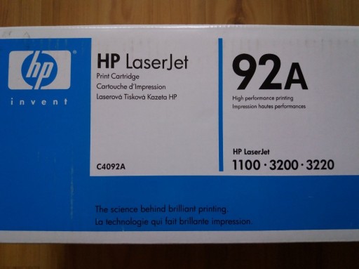 Zdjęcie oferty: Oryginalny toner HP 92A C4092A