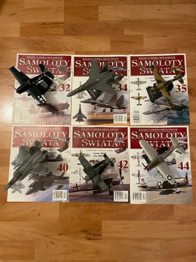 Zdjęcie oferty: Samoloty świata - 6 metalowych modeli samolotów!