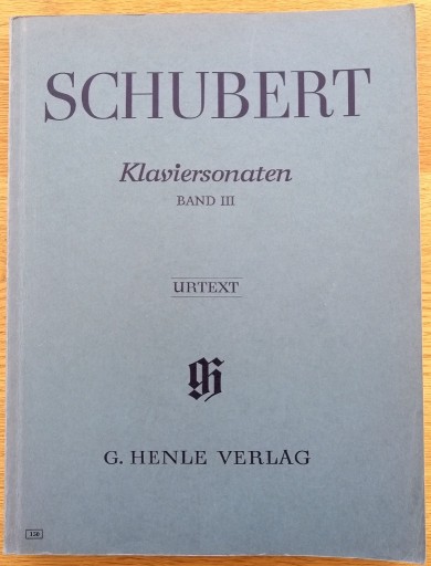 Zdjęcie oferty: SCHUBERT "Klaviersonaten" Band III