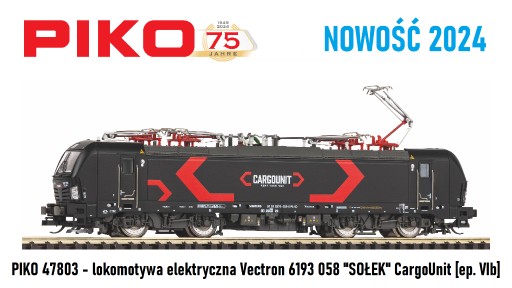 Zdjęcie oferty: PIKO 47803 - Vectron SOŁEK CargoUnit - NOWOŚĆ 2024