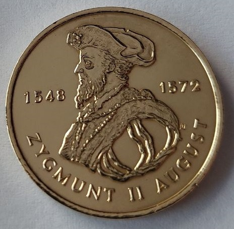 Zdjęcie oferty: Moneta 2 zł ZYGMUNT II AUGUST - 1996 r. PIĘKNA