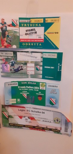 Zdjęcie oferty: Bilety Legia Warszawa liga puchar Uefa