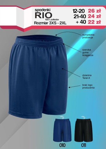 Zdjęcie oferty: Krótkie spodenki sportowe  XXL
