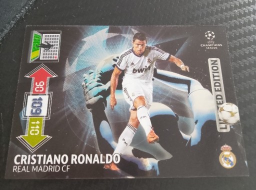 Zdjęcie oferty: Cristiano Ronaldo Panini Adrenalyn XL UEFA CL 2012/13 Limited Edition