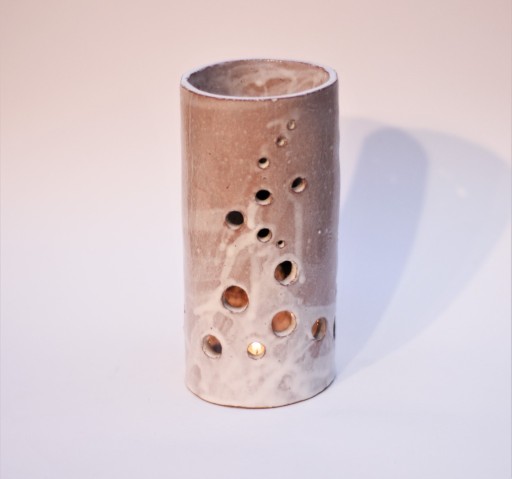 Zdjęcie oferty: Ceramiczny lampion świecznik, ręcznie wykonany