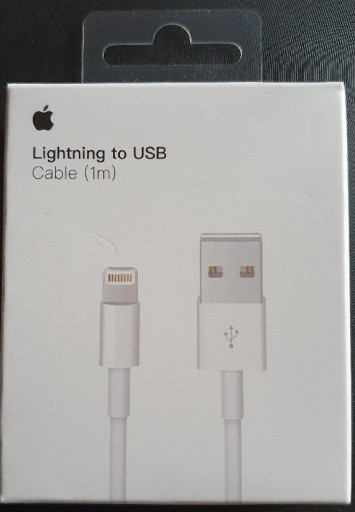 Zdjęcie oferty: Kabel USB Lightning biały 1m iphone 6 7 8 10 X 11