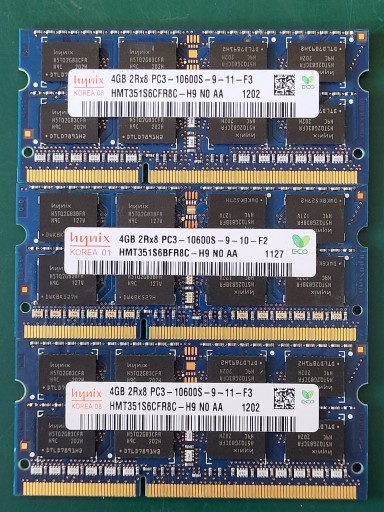 Zdjęcie oferty: Pamięć RAM Hynix PC3 DDR3 1333 2x4GB 8GB 10600