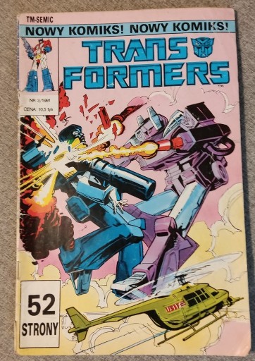 Zdjęcie oferty: Transformers nr 3/1991 3/91