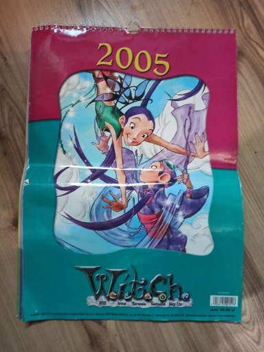 Zdjęcie oferty: Kalendarz Witch czarodziejki 2005 pasuje na 2022