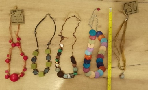 Zdjęcie oferty: Zestaw korali, 5 sztuk, Hand made, oryginalne