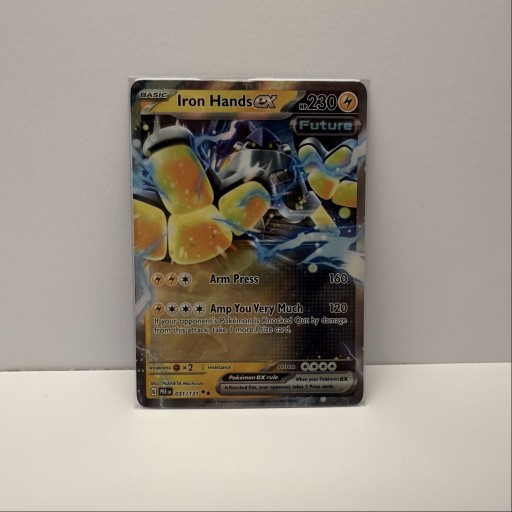Zdjęcie oferty: Karta Pokemon TCG Iron Hands ex Prismatic Evolutions