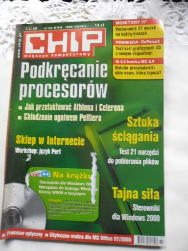 Zdjęcie oferty: CHIP magazyn komputerowy nr 7/2000