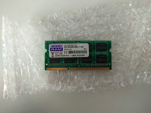 Zdjęcie oferty: Pamięć RAM DDR3 GOODRAM 4GB 1600MHz CL11 SR SODIMM