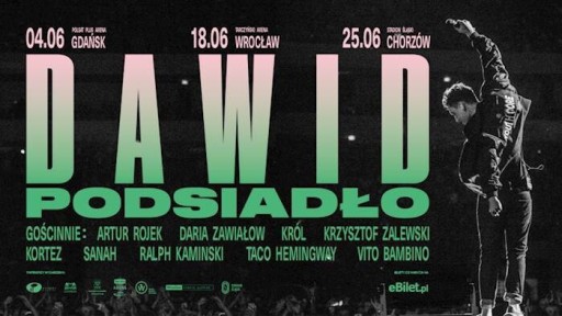 Zdjęcie oferty: Dwa bilety na koncert Dawida Podsiadło Chorzów 