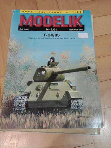 Zdjęcie oferty: Czołg T-34/85-Modelik