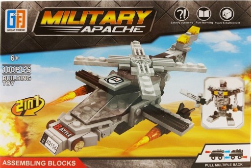 Zdjęcie oferty: Klocki Great Friend - Military APACHE