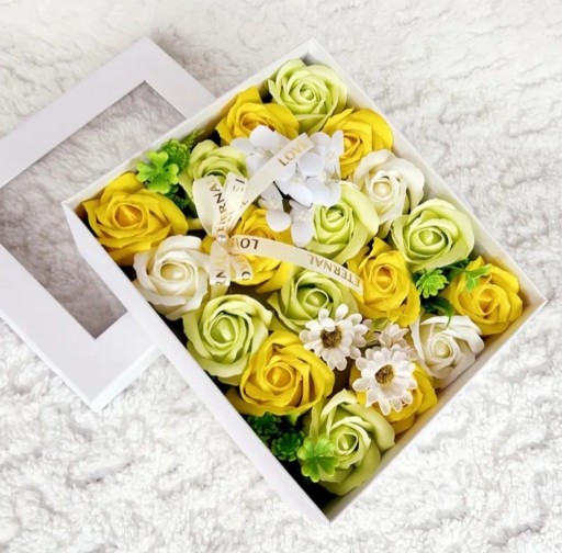 Zdjęcie oferty: Elegancki zestaw róże mydlane Dzień Matki prezent