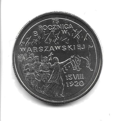 Zdjęcie oferty: 2 zł Bitwa Warszawska  1995 r  NG.03.