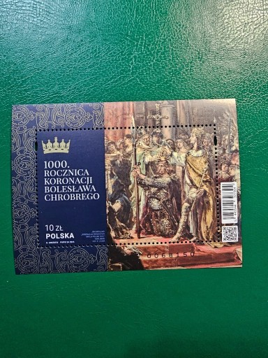 Zdjęcie oferty: FI 5443 Blok 391B** 1000 rocznica koronacji Bolesława Chrobrego