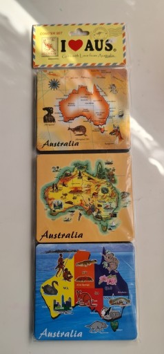 Zdjęcie oferty: AUSTRALIA podkładka pod kubek 6 szt