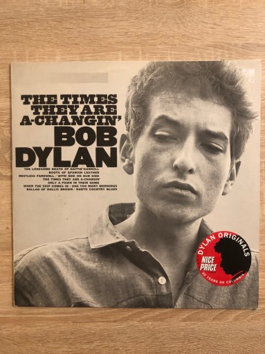 Zdjęcie oferty: Bob Dylan The Times they are a-changin EX+++