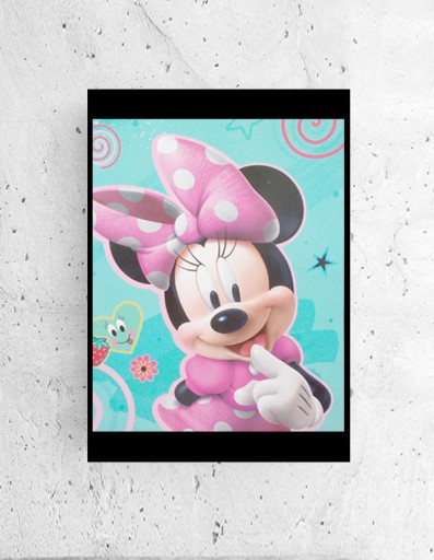 Zdjęcie oferty: Minnie plakat A4, bajkowy plakat z myszką Minnie