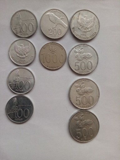 Zdjęcie oferty: Rupie Indonezja zwierzęta monety, różne 2 zł/szt