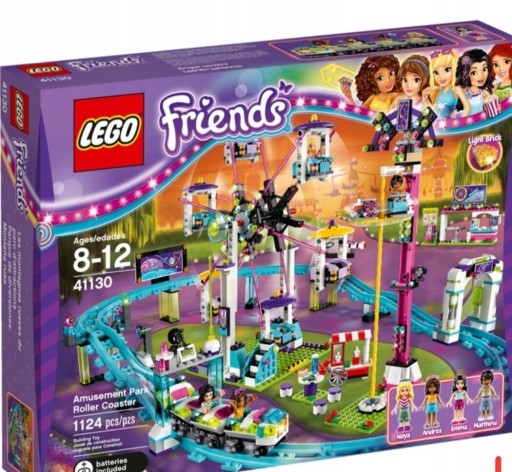 Zdjęcie oferty: Lego friends 41130 kolejka górska w parku rozrywki