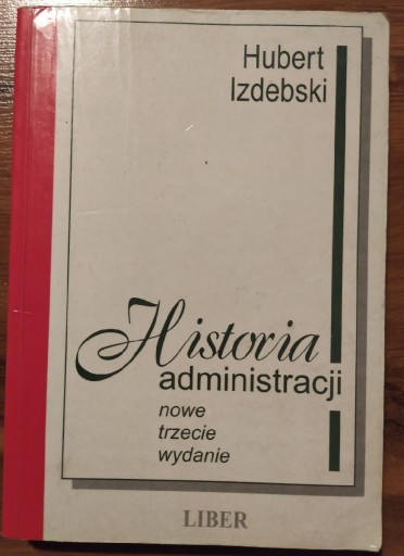 Zdjęcie oferty: Historia Administracji 