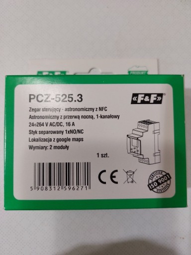 F&F PCZ-525.3 ZEGAR STERUJĄCY ASTRONOMICZNY z NFC | Ostrołęka | Kup ...