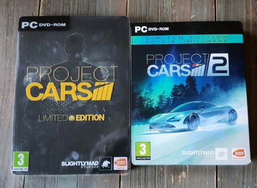 Zdjęcie oferty: Project CARS 1 i 2 Limited Edition PC komplet